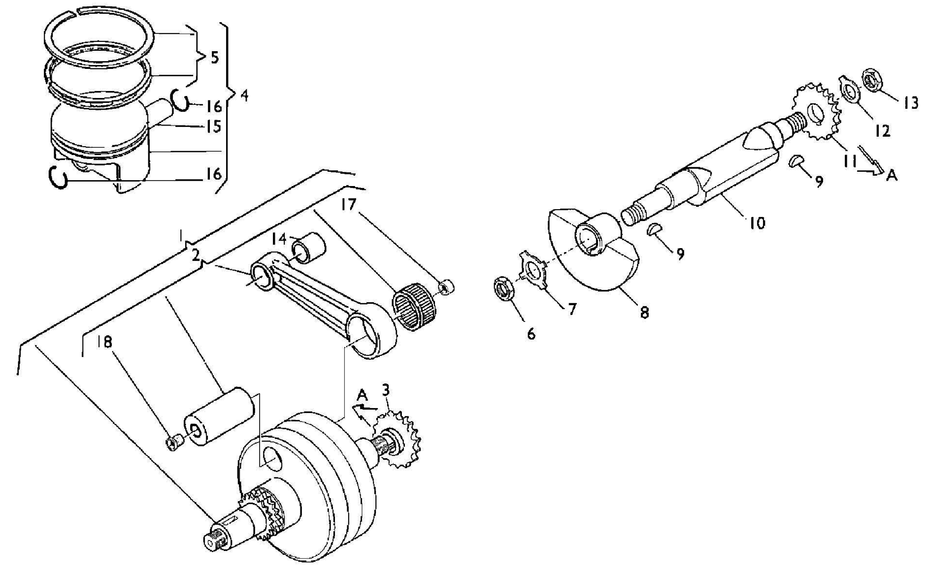 CRANKSHAFT - PISTON