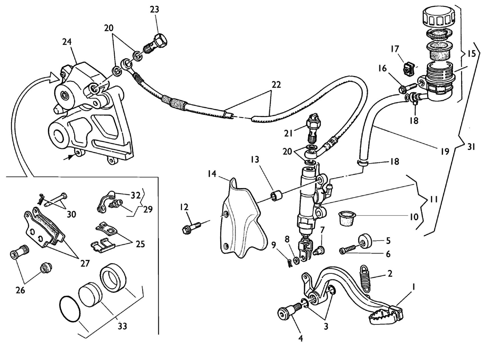 REAR BRAKE SYSTEM