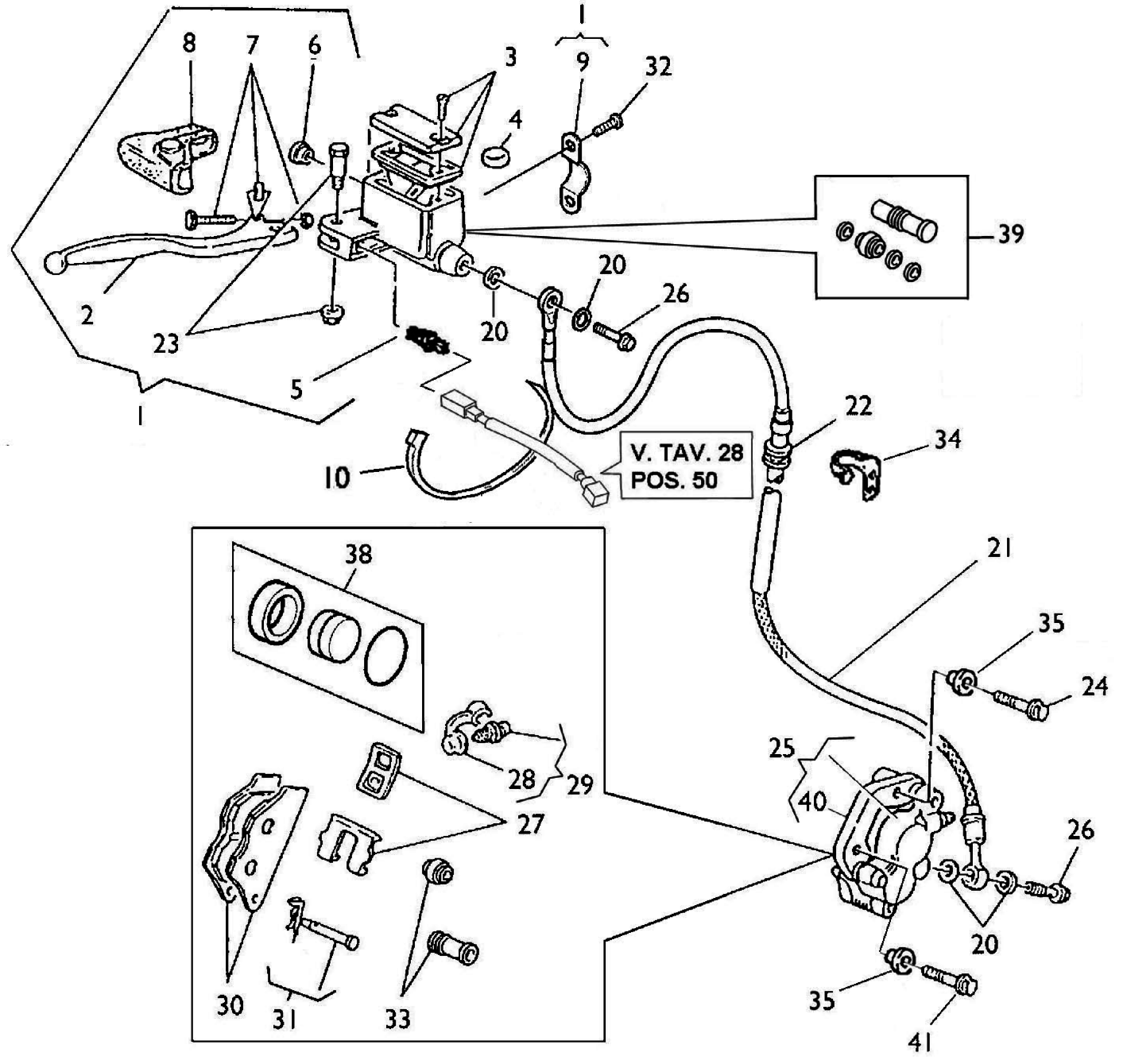 FRONT BRAKE (TE)