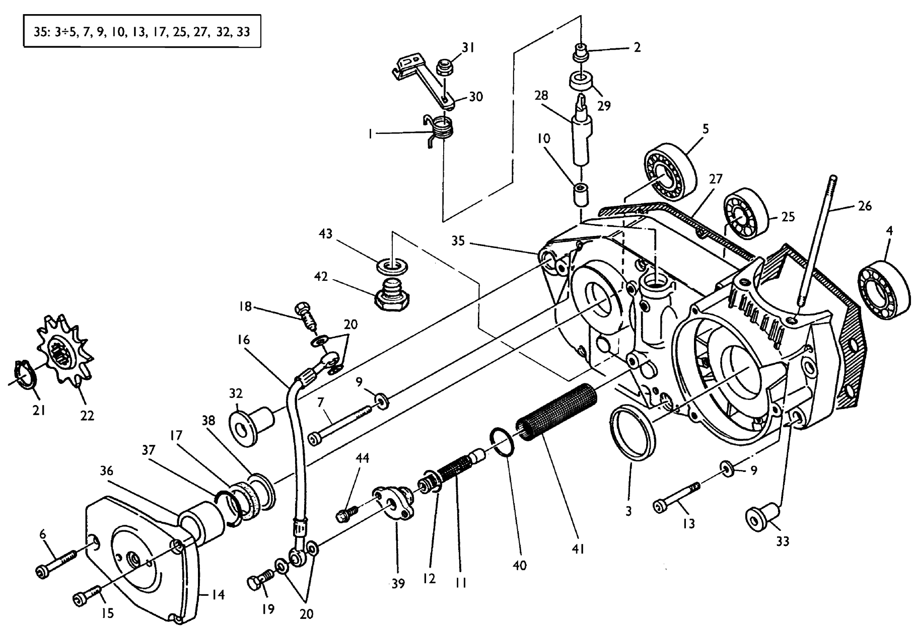 CRANKCASE CARTER R.H.