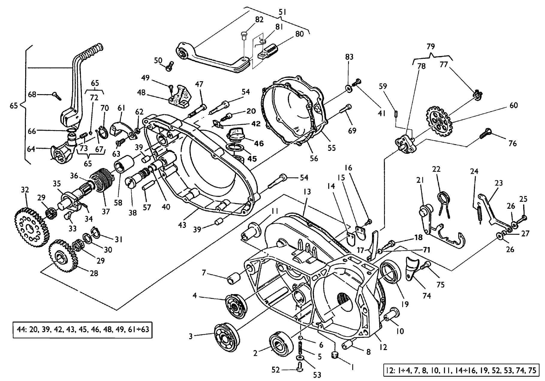 CRANKCASE CARTER L.H.