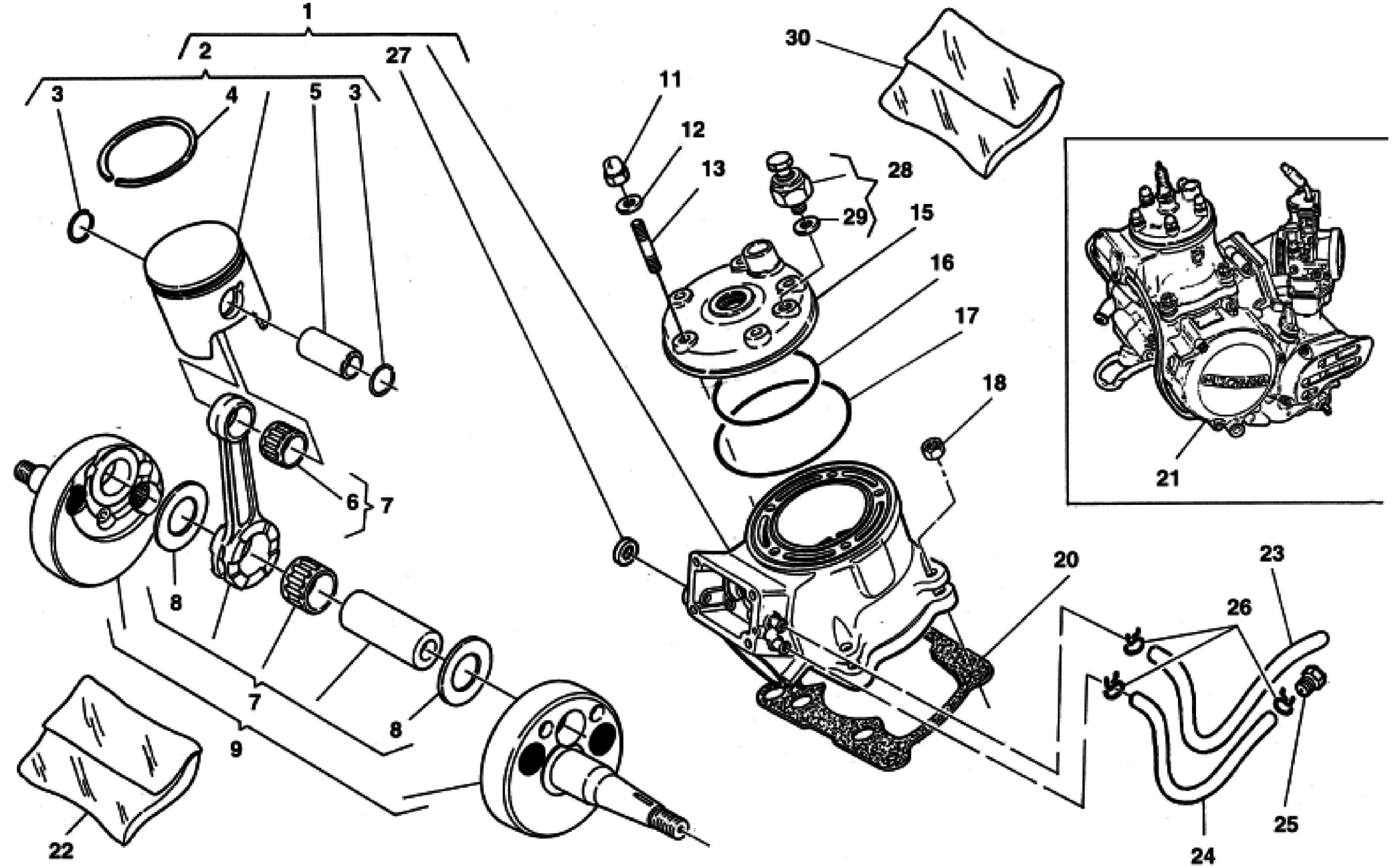 CRANKSHAFT - CYLINDER