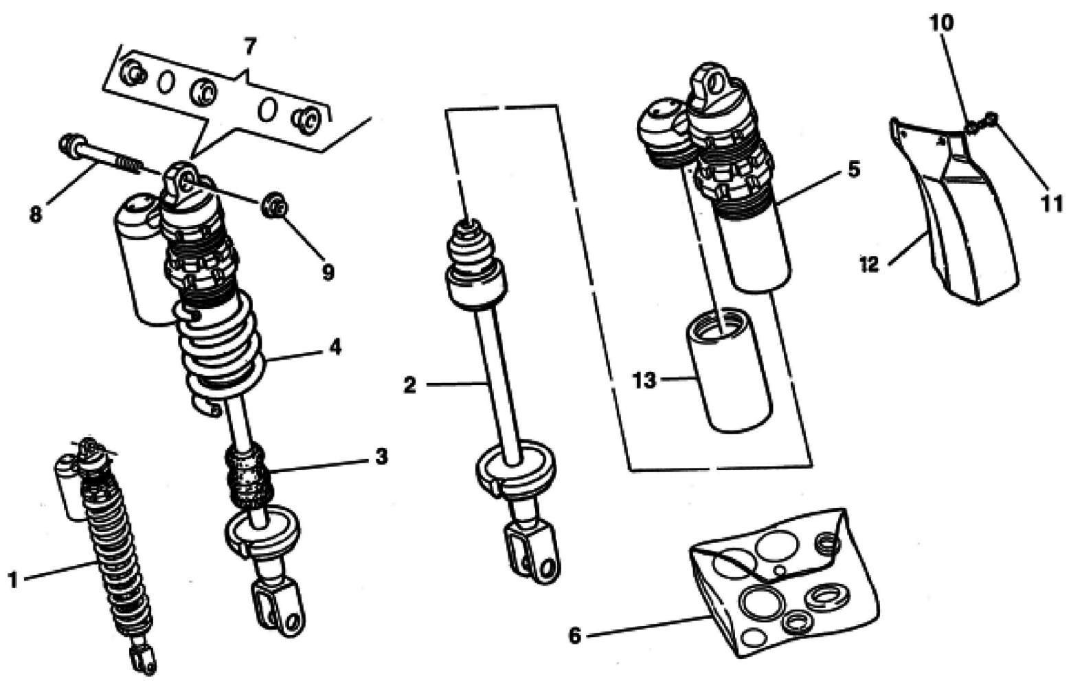 REAR SUSPENSION (PAIOLI)