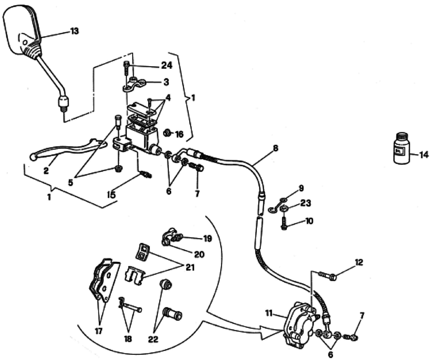 FRONT BRAKE SYSTEM