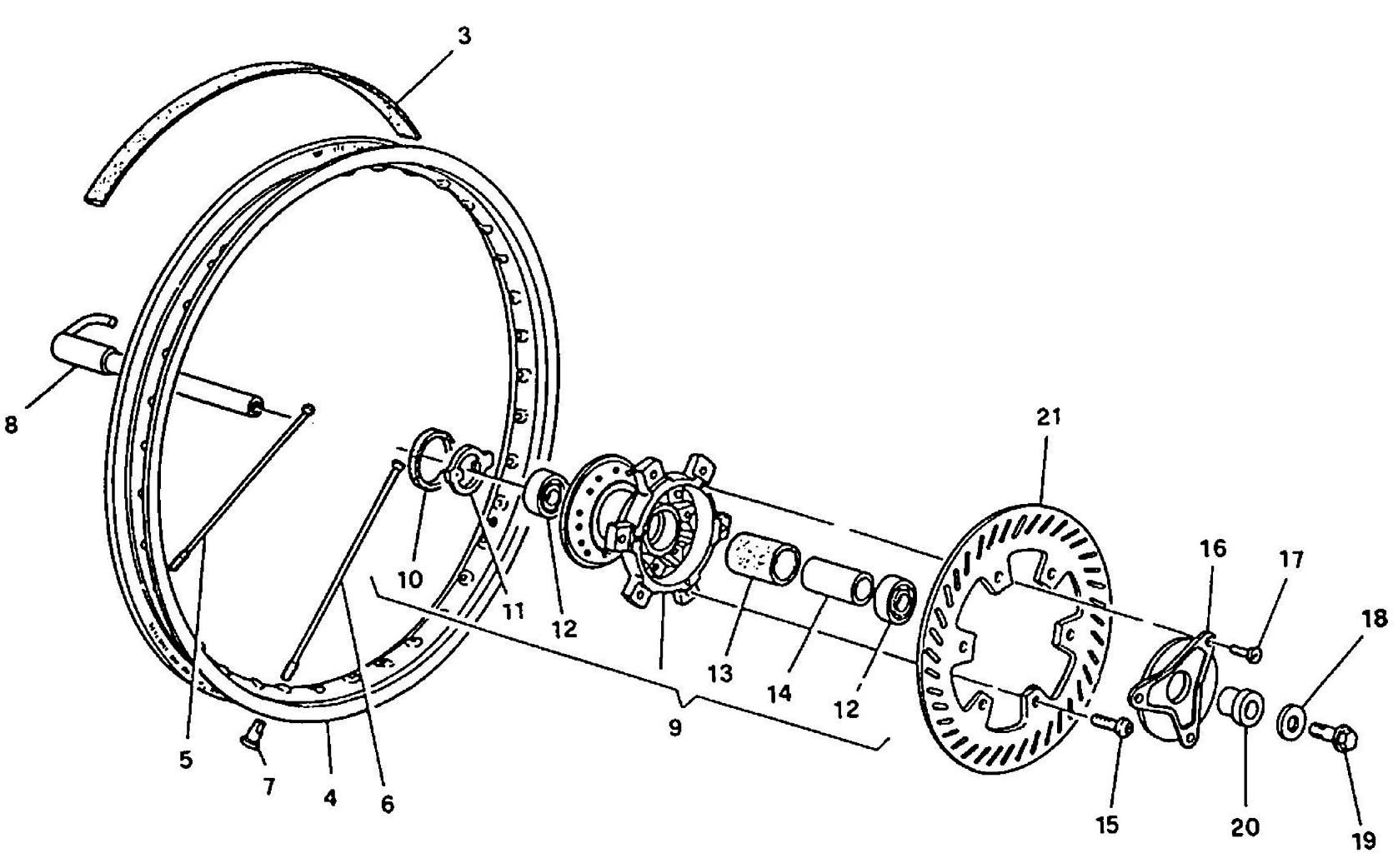 FRONT WHEEL "TEE"